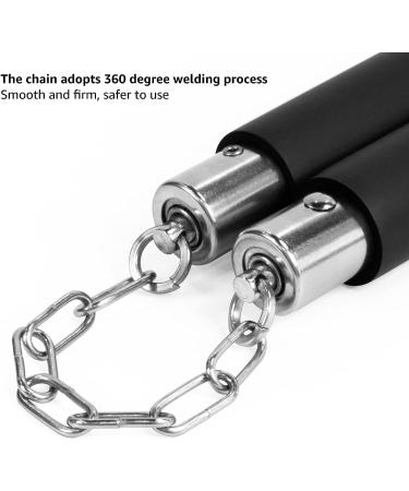 Zalani Safe Foam Rubber Training Nunchucks (2 Pack Black) - Ideal for Safe and Effective Martial Arts Practice - Buy Online on SooperMarket.com