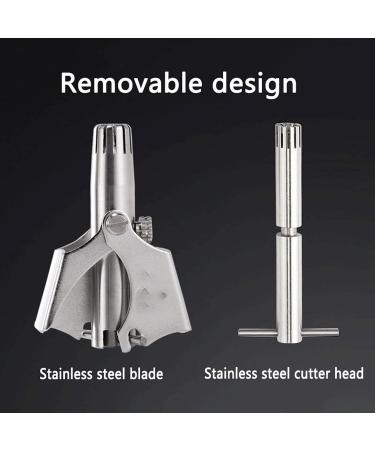 TEMKIN Nose Hair Trimmer for Men - Stainless Steel Manual Shaver | Washable Ear & Nose Hair Trimmer - Buy Online on SooperMarket.com