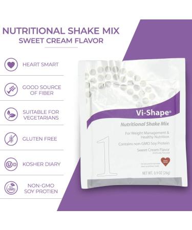 ViSalus Vi-Shape Nutritional Shake Mix Travel Packets (15 Count) - Sweet Cream Flavor - Buy Online on SooperMarket.com