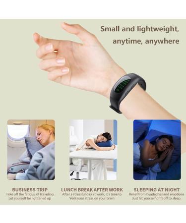 Sleep Aid Wristband Watch Device Microcurrent Holding Sleep Aid Instrument Sleep Aid Device Anxiety Insomnia Relief Items for Improve Sleep Fast Asleep Pink - Buy Online on SooperMarket.com