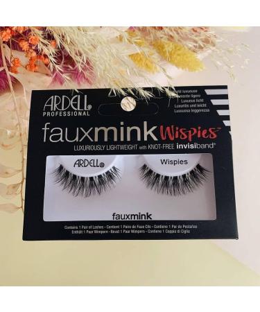 Ardell Faux Mink Wispies False Eyelashes Vegan Friendly Light Volume Short Length 2 Pairs | Shop Internationally - Buy Online on SooperMarket.com