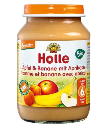 Holle Organic Apple & Banana with Apricot (6 x 190 gr)