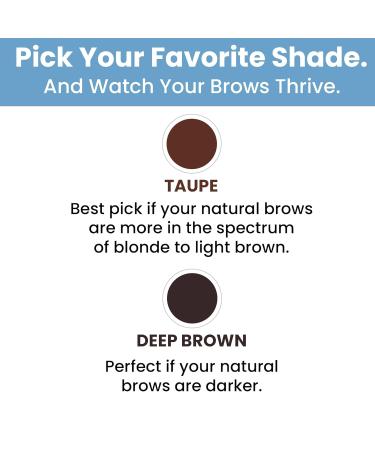 PrimeBrow Complete: 3-in-1 Eyebrow Care for Mature Women - Tints Shapes & Growth Serum in Taupe | Shop Internationally - Buy Online on SooperMarket.com