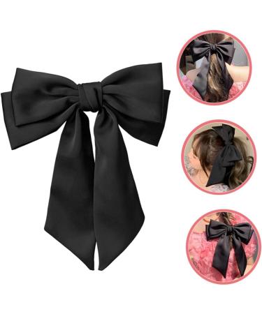 BELLIFFY Bow Hairpin Large Hair Bows for Women Ribbon Hair Clip Ribbon for Hair Big Hair Bows Hair Clips Hair Ribbons Hair Barrettes for Women Barrettes for Thick Hair Large Bow Hair Clip - Buy Online on SooperMarket.com