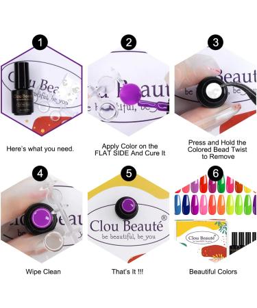 Clou Beaute 20 Colors Gel Polish Set | All Season Holiday Nail Art Beauty Set | Soak Off Pink Red Green Blue Golden Glitter | Gifts for Women - Buy Online on SooperMarket.com