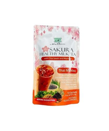 Generic Saku-ra Healthy Thai Milktea by Namiroseus Philippines 10 Sachet