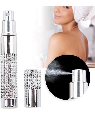 Verdant Touch Perfume Bottle 5ml Empty Perfume Spray Bottle Refillable Essential Oil Travel Atomizer Silver Metal Perfume Dispenser - Buy Online on SooperMarket.com