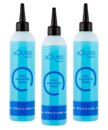 Anti shed tonic scalp care with dry and itchy skin (3 -pack - 3x 200ml) |Haartonic against scales and itching |Hairwater with menthol panthenol & allantoin 200 ml (3 pack)