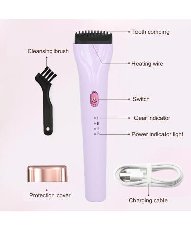 360 Degree Push Heated Eyelash Curler with 3 Temperature Gears for Quick Lasting Curls Portable Size (Socobetac058f9ig4m-12) - Buy Online on SooperMarket.com