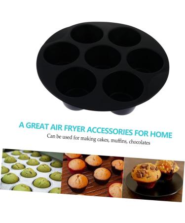 Zerodeko 2pcs Silicone Cake Cup Kitchen Accessories Kitchen Accesories Blackc Grids Cake Cups Cake Making Tool Silicone Molds Popsicles Molds Muffin Pans Silicone Bakeware Muffin Cake Cups 21X21X4.5CM Black - Buy Online on SooperMarket.com