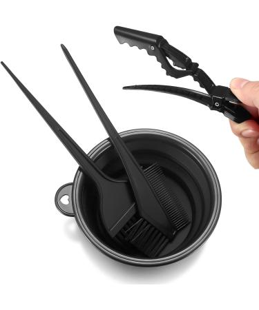 Yibaijia 9-Piece Hair Dye Brush Set - Essential Hair Coloring Tools & Accessories for Perfect Hair Color Application - Buy Online on SooperMarket.com