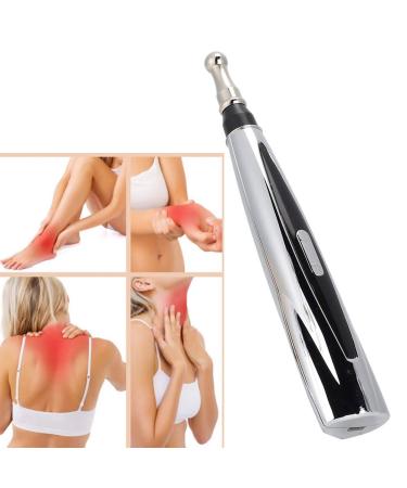 Qkiss USB Electric Acupuncture Pen - Pain Relief & Stress Reduction Massage Device | International Shipping - Buy Online on SooperMarket.com