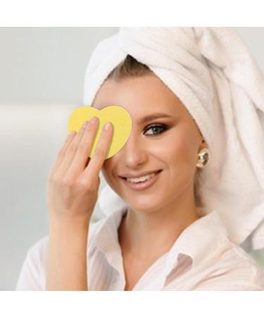 TROONZ Compressed Facial Sponges - Heart Shape Compressed Sponges for Facial Cleansing Face Scrub Sponge for Facial Cleansing Exfoliate Masque Makeup Removal Purple - Buy Online on SooperMarket.com