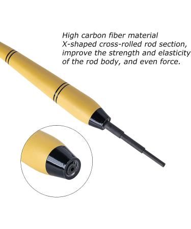 Goture Telescopic Fishing Rod Carbon Fiber Ultra Light Portable Travel Rod Stream Carp Fishing Yellow 6ft/1.8m - Buy Online on SooperMarket.com