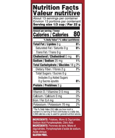Gefen Instant Idaho Mashed Potatoes 10oz - Dairy Free, Gluten Free, No MSG - Resealable Canister - Buy Online on SooperMarket.com