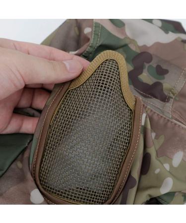 Balaclava Mesh Mask - Ninja Style Full Face Protection for Hunting, Airsoft, Cycling - Buy Online on SooperMarket.com
