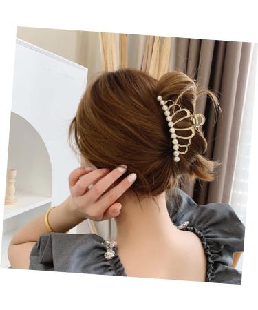 Beavorty 2pcs Golden Metal Hair Clips - Korean Vintage Hair Accessories - Buy Online on SooperMarket.com