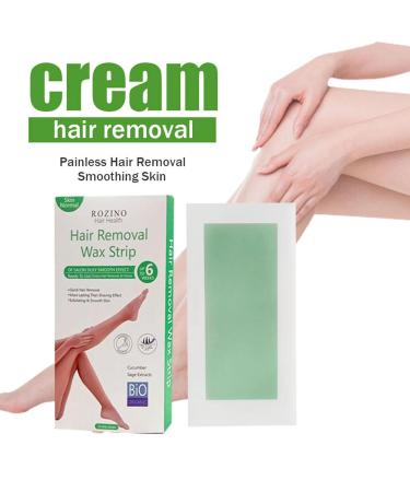 Lead Wax Strips for Women - 20 Durable Natural Hair Removal Sheets | Unisex Wax Paper for Body Arms Legs & Face - Buy Online on SooperMarket.com