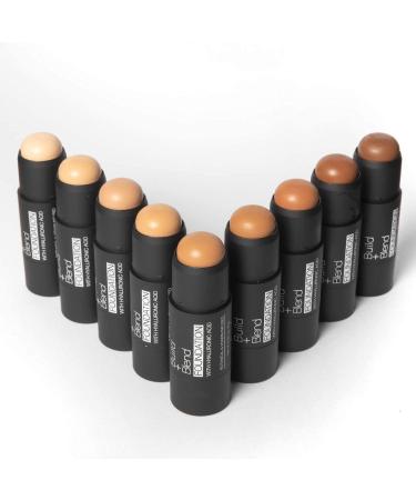 Palladio BUILD + BLEND Foundation Stick Contour | Professional Makeup 0.25oz (Natural Beige) - Buy Online on SooperMarket.com