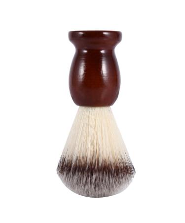 Buy Sal Shaving Brush 11x4x4 - Professional Beard Shaving Brush with Wooden Handle & Nylon Hair for Men | International Shipping Available - Buy Online on SooperMarket.com