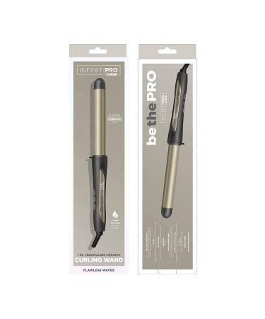 INFINITIPRO BY CONAIR 1-Inch Tourmaline Ceramic Curling Wand - Flawless Waves and Digital Control - Buy Online on SooperMarket.com