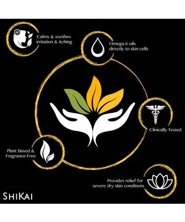 Shikai Daily Moisturizing Shower Gel - Aloe Vera & Oatmeal, Gentle Soap-Free, Vanilla Scent, 12 oz - Buy Online on SooperMarket.com
