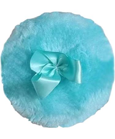 Body Powder Puff - Ultra Soft Round Face Body Powder Puff with Ribbon Bow - Body Powder Applicator for Baby Kid Adult Makeup Tool for Home & Travel Blue - Buy Online on SooperMarket.com