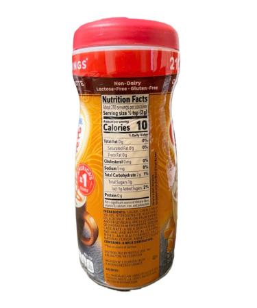 Coffee Mate Caramel Latte Powder Coffee Creamer Canisters 15 oz - Pack of 2 with Free Miras Trademark 2-in-1 Measuring Spoon - Buy Online on SooperMarket.com
