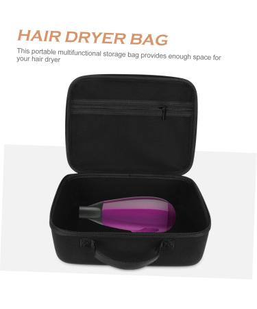 Baluue 2 Pcs Hair Dryer Storage Bag Hair Dryer Hard Case Travel Hair Dryer Travel Case Carrying Black Eva - Buy Online on SooperMarket.com