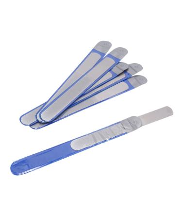 Dawafit 6 Pieces Stainless Steel Nail File Double-Sided Diamond Nail File Metal Nail File Manicure File for Family and Travel