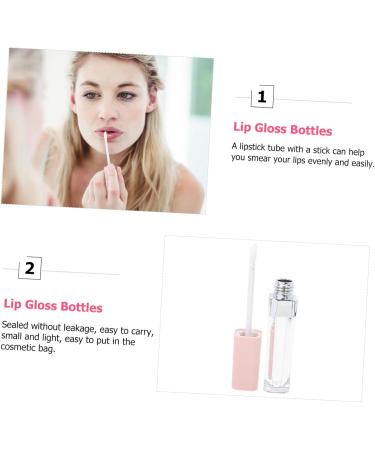 BELLIFFY 6pcs Lip Gloss Empty Tube Eyeline Empty Bottle Lip Tube Eyeliner Eyelash Mascara Tube Pink Abs 1 g (Pack of 1) Pink - Buy Online on SooperMarket.com