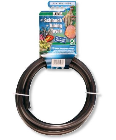 JBL 6108600 water/air hose 4/6 length: 2.5 m suitable for aquarium pond and aqua terrarium aqua hose gray gray 4/6 mm diameter 2.5 m in length