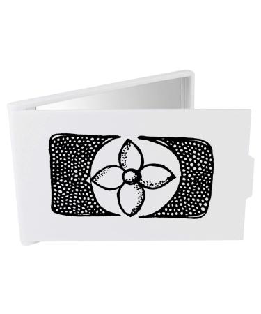 Azeeda 'Decorative Rectangle' Compact/Travel/Pocket Makeup Mirror (CM00004277)
