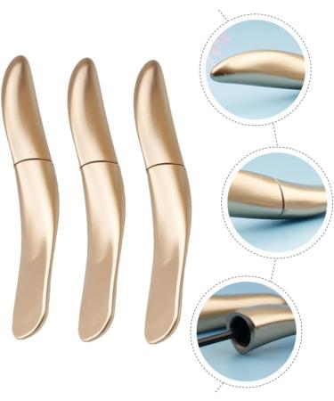 HAPINARY 6pcs Eyeliner Empty Tube Gold Lip Gloss Mascara Wands Mascara Tubes Makeup Dispenser Bottle DIY Abs - Buy Online on SooperMarket.com