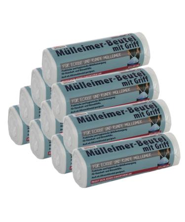 Premiumline garbage bag - particularly tearproof and waterproof - with a carry handle/handle (35 liters of premium 10 pack) 35 liters of premium 300 pieces (1 Pack)