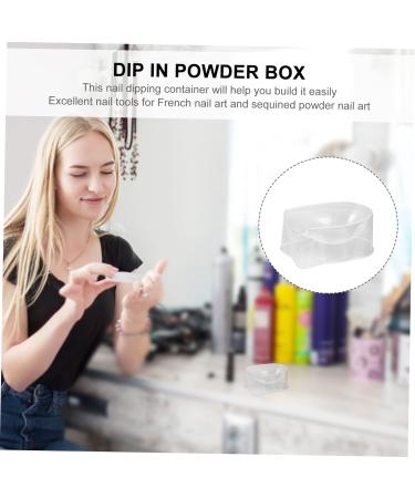 FRCOLOR 48 Nail Dipping Cups Acrylic Dip Case Starter Set thehomeuse French Manicure Nail Polish Tool Trays Tin for Manicure Powder French 5X4X2.5CMx8pcs White x 8 pieces - Buy Online on SooperMarket.com