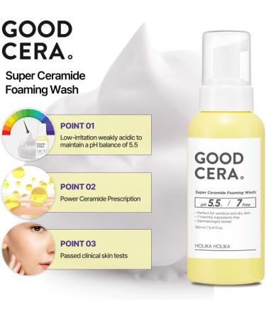 Holika Holika Good Cera Super Ceramide Foaming Wash 160 ml - Buy Online on SooperMarket.com