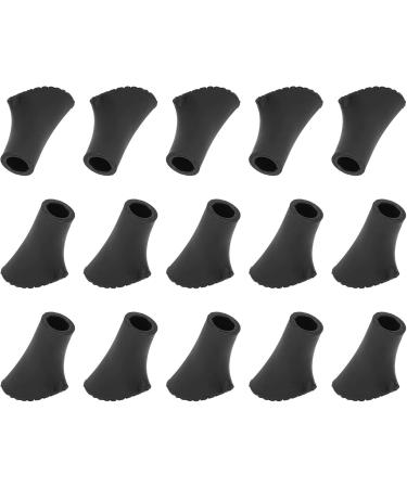 Socobeta Walking Stick Tips Rubber 9mm Pole Tips 18x8x3 Universal 15PCS Pole Tip Protectors Walking Stick Feet Cover Nonslip Pad Alpenstocks Accessory - Buy Online on SooperMarket.com