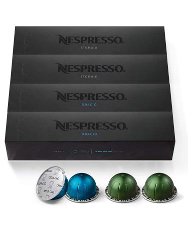 Nespresso Coffee Pods Variety Pack - 40 Pods (20 Odacio 20 Stormio)