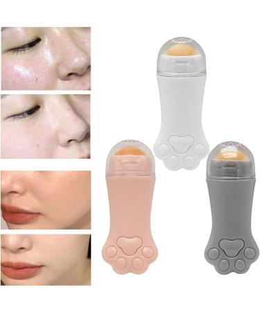 Widybord Natural Volcanic Roller Oil Control Rolling Stone Face Cleansing Oil Absorption Roller Ball Pink - Buy Online on SooperMarket.com