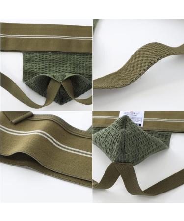 BRODDLE Men's Green Large Jockstrap - Stretchy Nylon Mesh Pouch Athletic Supporters - Buy Online on SooperMarket.com