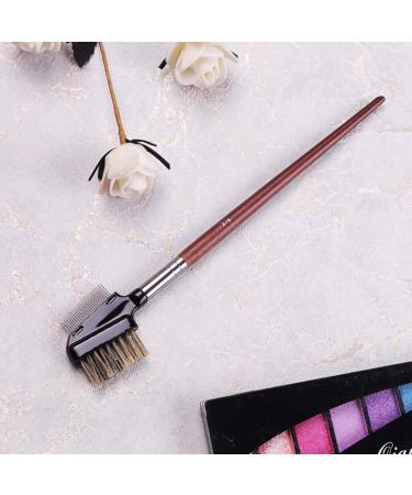 1PC Dual Eyebrow Eyelash Comb - Portable Makeup Brush for Eyebrows & Lashes | Beauty Tool for Flawless Cosmetic Application - Buy Online on SooperMarket.com