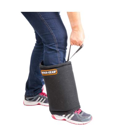 DINGO GEAR Short Bite Sleeve for Leg Bite Training Soft Handmade of Nylcot Black S01979