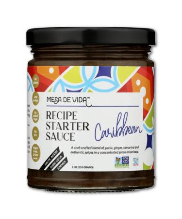 Mesa de Vida Healthy Global Gourmet Cooking & Seasoning Sauces (Caribbean Cooking Sauce)