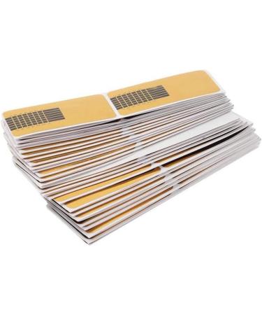 600 Piece Nail Templates - Self-Adhesive Gel Nail Stencils & Golden Manicure Accessories for DIY Fingernail Art - Buy Online on SooperMarket.com