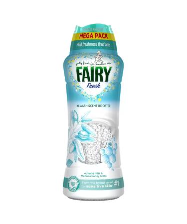 Fairy In-Wash Fresh Scent Booster - Almond Milk & Manuka Honey Scent - Give Your Laundry A Burst Of Long Lasting Freshness - 570g