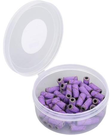 Nail Sanding Bands Smoothing Nail Art Sanding Bands with Storage Box for Manicure (Violet) - Buy Online on SooperMarket.com