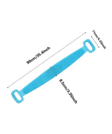 36 inch Extra Long Silicone Back Scrubber for Men and Women - Comfortable & Strong Body Cleaning Shower Brush - Buy Online on SooperMarket.com