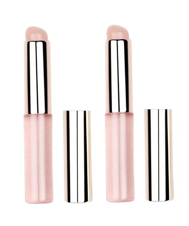 Buy 2 PCS Reusable Lipstick Brush with Dust Cover | Soft Silicone Lip Applicator for Lipsticks Lip Gloss & Lip Balm - Fast International Shipping - Buy Online on SooperMarket.com