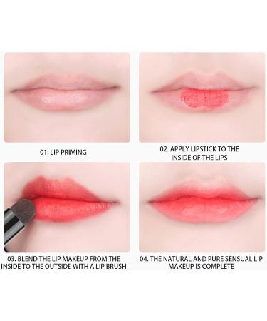 Teksome Lip Brush | Lipstick Applicator Brush with Lid | Portable Brush Eyeshadow Brush Makeup Applicator for Lipsticks Lip Gloss Lip Balm - Buy Online on SooperMarket.com